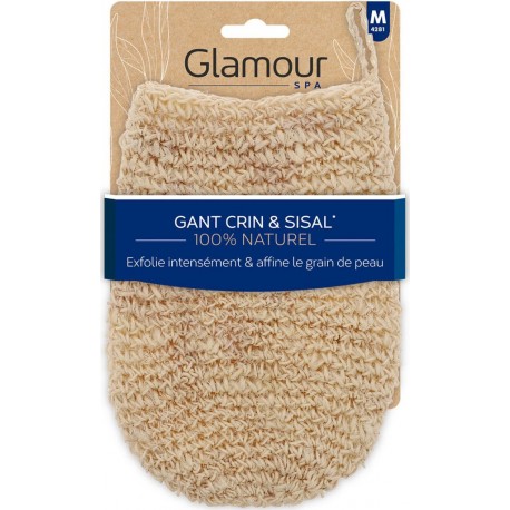 GLAMOUR Gant de Bain Crin & Sisal PARIS le gant