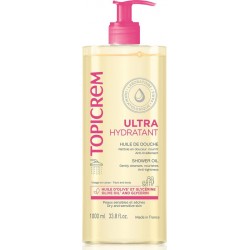 TOPICREM Huile de Douche Ultra-Hydratante le flacon-pompe de 1L