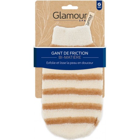 GLAMOUR Gant de Friction Bi-Matère PARIS le gant