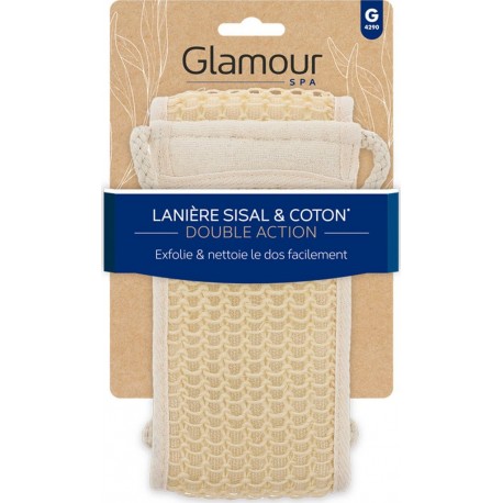 GLAMOUR Lanière Sisal Dos Double Action PARIS la lanière sisal