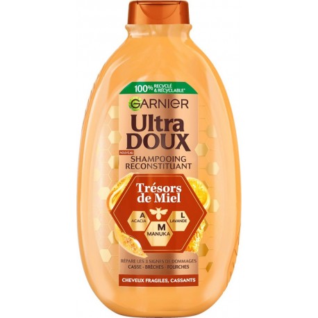 ULTRA DOUX Shampoing Trésor de Miel d'Acacia & Cire d'Abeille 600ml