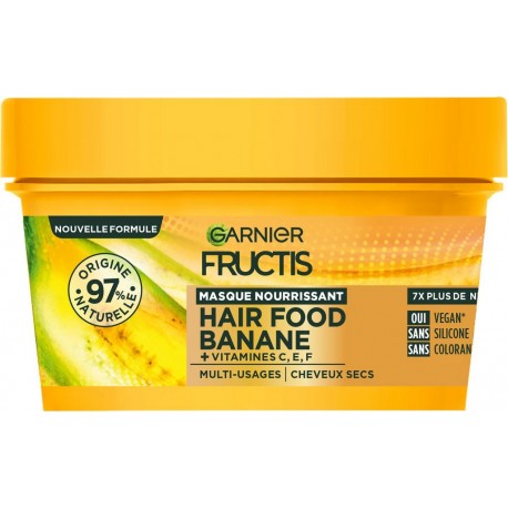 FRUCTIS Masque Cheveux Banane Hairfood le pot 320ml