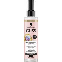 SOS SCHWARZKOPF GLISS Soin cheveux SOS Longueurs et Pointes Lait Démêlant Express Anti-Fourches SCHWARZKOPF GLISS 200ml