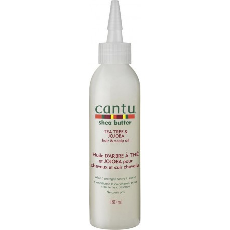 CANTU Huile Cheveux d'arbre à thé et jojoba 180ml