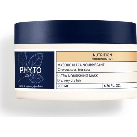 PHYTO Masque Ultra Nourrissant Cheveux Secs, Très Secs 200ml