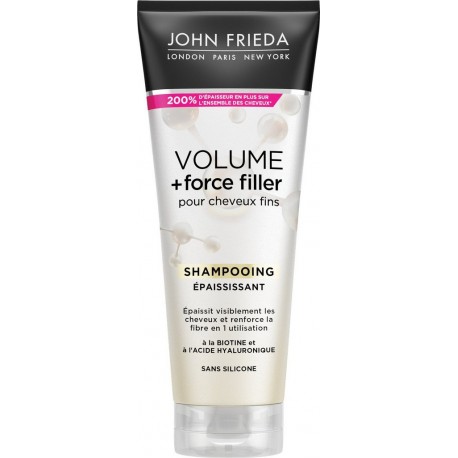 JOHN FRIEDA Shampooing Epaississant Volume + Force Filler 250ml