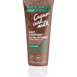 ENERGIE FRUIT Lait Coiffant Nutri-Intense sans Rinçage Beurre de Cacao Bio & Poudre de Cacao 200ml