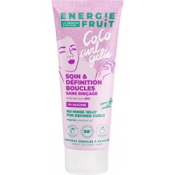 ENERGIE FRUIT Soin Cheveux Définition Boucles sans Rinçage Huile de Coco Bio 200ml