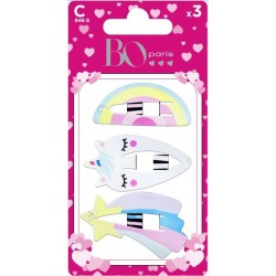 BO PARIS Barrettes Licorne les 3 barrettes