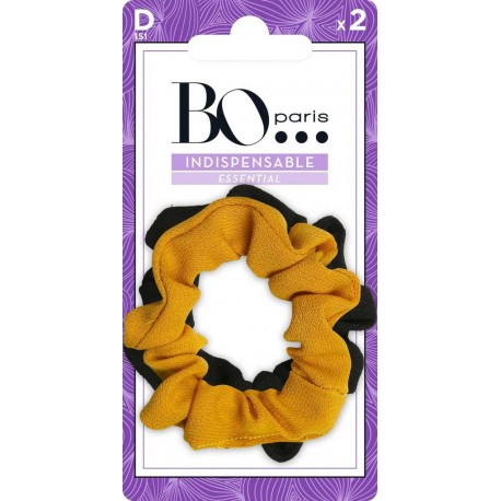 BO PARIS Elastique Cheveux Chouchou divers coloris 4 chouchous à cheveux