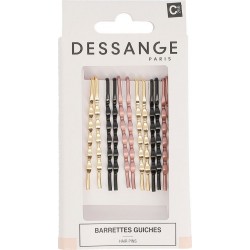 DESSANGE Barrettes Guiches Bijoux 12 pièces