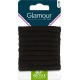 GLAMOUR Elastiques en Mousse Noir PARIS les 9 élastiques