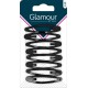 GLAMOUR Barrettes Ovales Noir PARIS les 8 barrettes