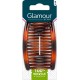 GLAMOUR Peigne Marron Ecailles PARIS les 2 peignes