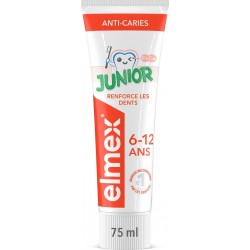 ELMEX Dentifrifice Enfants Anti Caries 6 12 ans le tube de 75ml