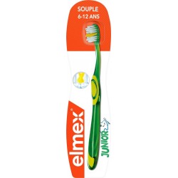 ELMEX Brosse à dents junior 6-12 ans souple la brosse à dents