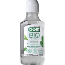 GUM Bain de Bouche à la Menthe et Aloe Vera Fraiche Bio 300ml