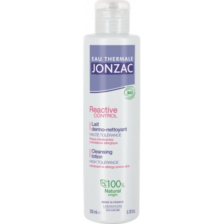 EAU THERMALE JONZAC Lait Nettoyant Visage Peaux Tolérance Allergique Bio 200ml