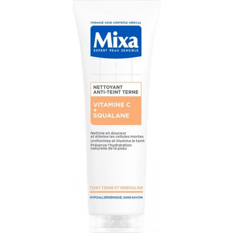 MIXA Nettoyant Visage Anti-Teint Anti-Terne et Squalane 150ml