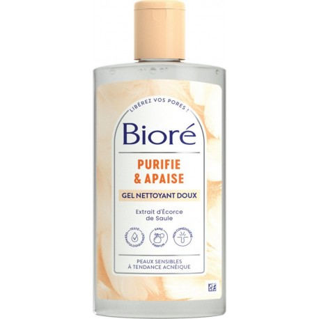 BIORE Gel Nettoyant Doux Purifie & Apaise 200ml