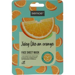 SENCE Masque visage tissu orange 20ml