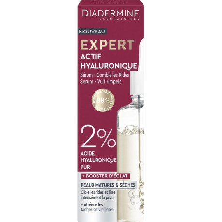 DIADERMINE Sérum Anti-Rides Actifs Hyaluronique Peaux Matures Et Sèches Expert 30ml