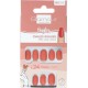 GLAMOUR Faux Ongles Ovales Rouge BEAUTE 24 pièces