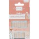 GLAMOUR Faux Ongles Carrés Longs French Manucure BEAUTE 24 pièces