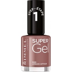 NUANCE RIMMEL Vernis à ongles NUANCE 020 Urban affair, Super gel RIMMEL 12ml