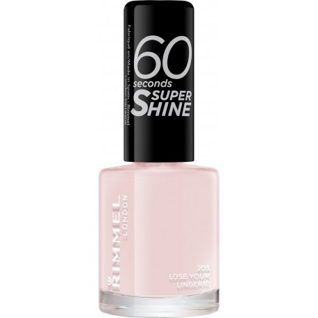 RIMMEL Vernis à ongles 60 seconds super shine loose your lingerie 203 le vernis à ongles de 8ml