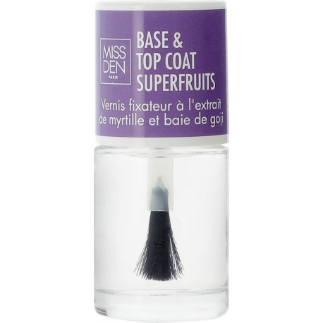 MISS DEN Vernis à Ongles Base Top Coat le vernis à ongles