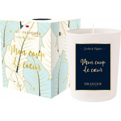 Clair Draeger Bougie Parfumée En Verre Cire Végétale Mon Coup De Cœur Bleu Clair