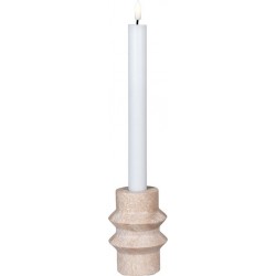 NC Bougeoir Candle, Beige, 7x7x10 Cm