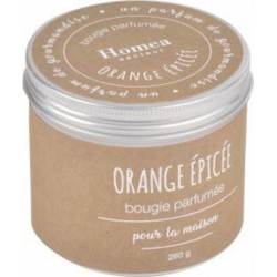 NC Bougie Parfumée pot Kraft 7cm Orange Épicée