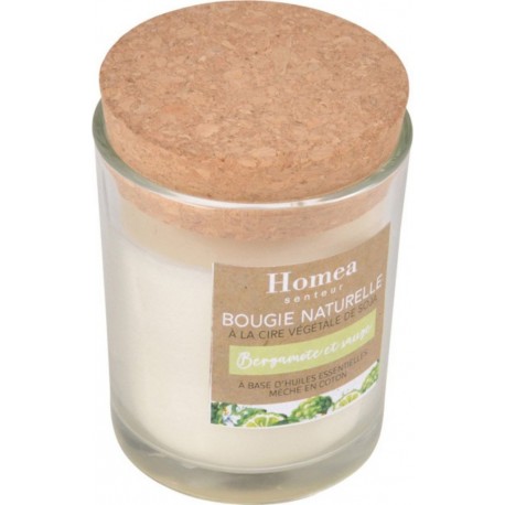 NC Bougie Parfumée écologique 8cm Bergamote Sauge