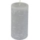 NC Bougie Pilier Déco rustique 10cm Gris