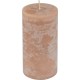 NC Bougie Pilier Déco rustique 13cm Taupe