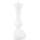 Bougie Déco Chandelier arty 13cm Blanc