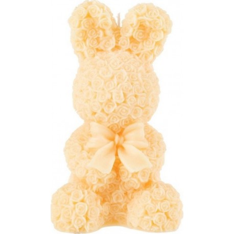 NC Bougie Parfumée Déco lapin 23cm Jaune