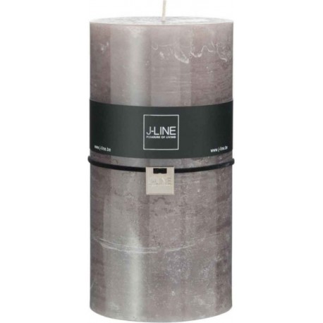 NC Bougie Cylindrique Déco junina 20cm Taupe