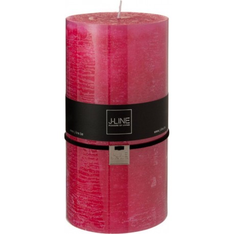 NC Bougie Cylindrique Déco junina 20cm Fuchsia