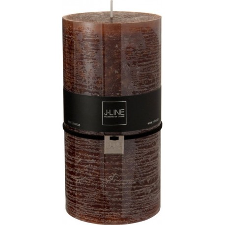 NC Bougie Cylindrique Déco junina 20cm Marron