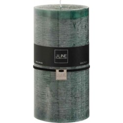 Bougie Cylindrique Déco junina 20cm Vert Foncé