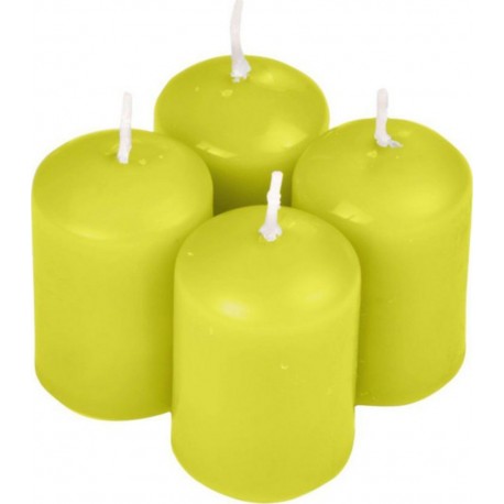 NC Lot De 4 Bougies Parfumées essentiel 6cm Pomme