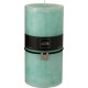 Aqua Bougie Cylindrique Déco junina 20cm Bleu Aqua