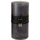 NC Bougie Cylindrique Déco junina 20cm Gris Granite