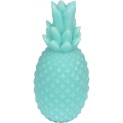 NC Bougie Déco ananas Tropical 20cm Bleu