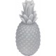 NC Bougie Déco ananas Tropical 20cm Gris