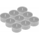 NC Lot De 9 Bougies Parfumées Chauffe-plat trendie Perle Givrée