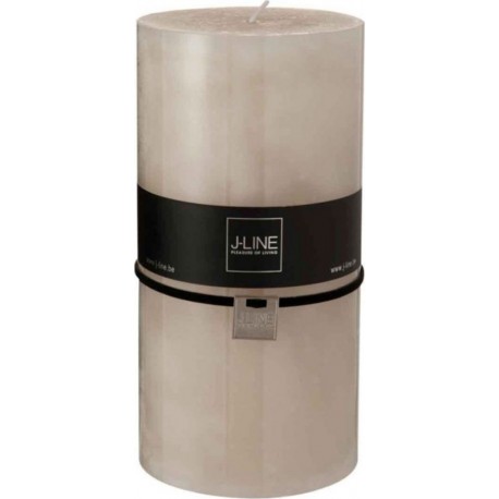 NC Bougie Cylindrique Déco junina 20cm Sable